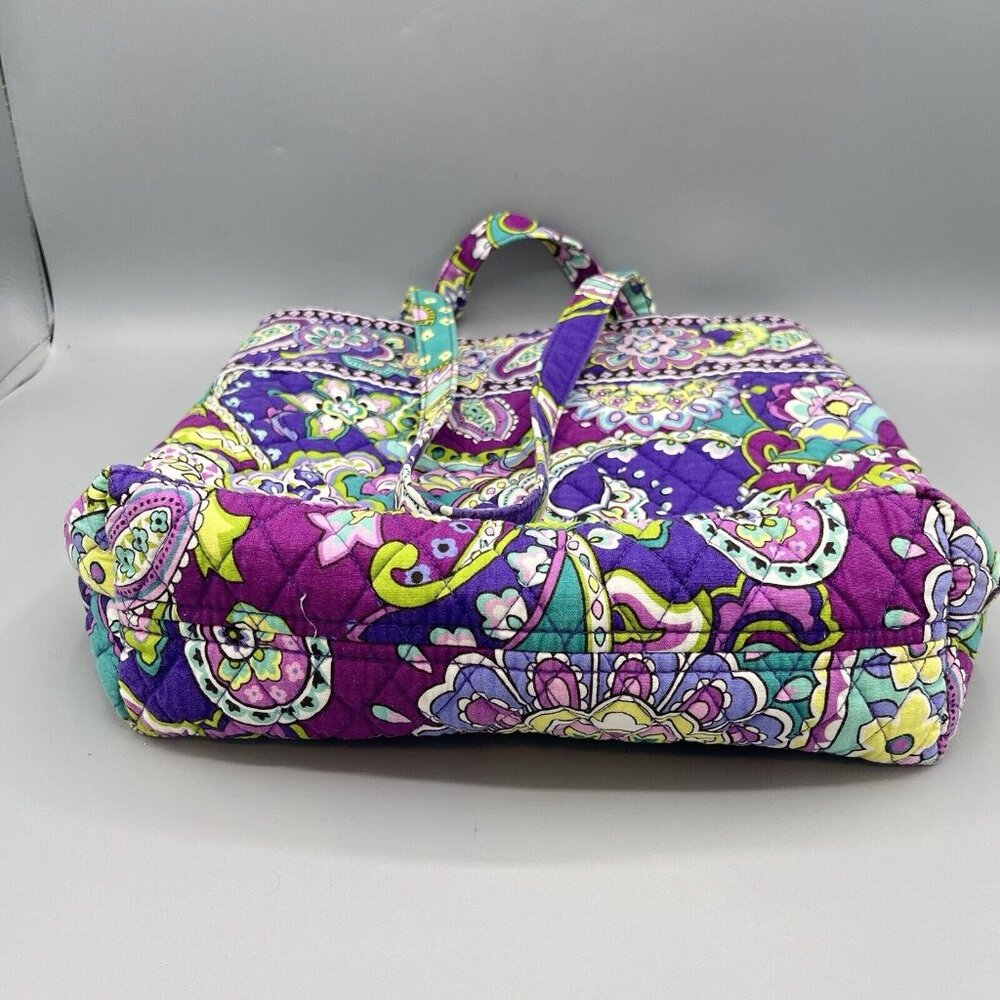 Vera Bradley 12"x13" Shoulder Tote Bag Heather Pattern 2013 Toggle Closure - Picture 7 of 11